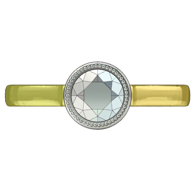 Custom Designed Diamond Engagement Ring-SB0088