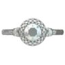 Custom Designed Diamond Halo Engagement Ring-SB0090