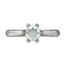 Custom designed solitaire engagement ring-SB0072