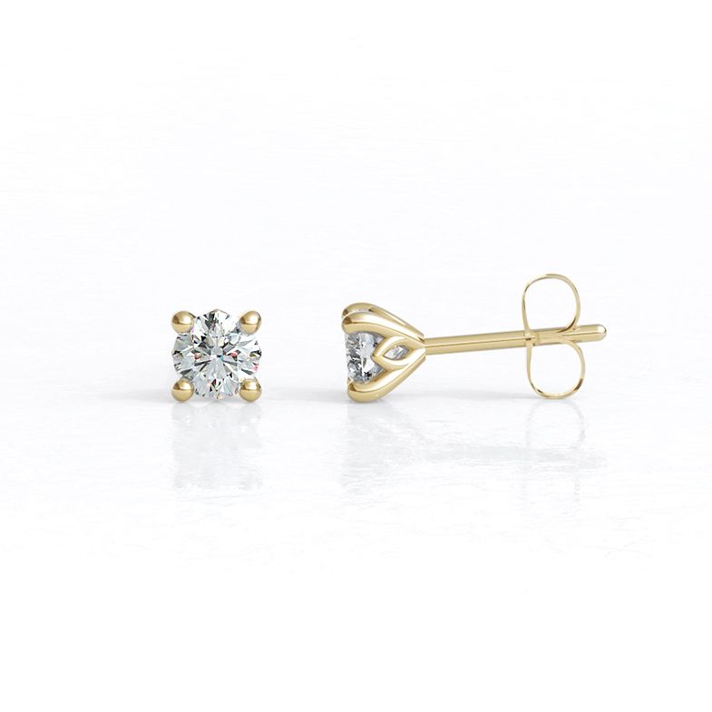Tulip Diamond Stud Earrings BER202-N, Dublin, Ireland