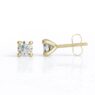 ber209-3.5mm-no-rail-yellow-gold-diamond-stud-earrings-image-1