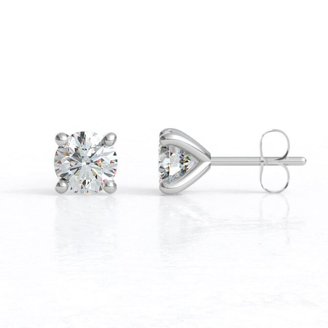 ber212-5mm-no-rail-white-gold-diamond-stud-earrings-image-1