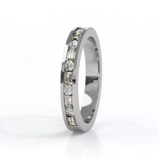 Bespoke-designed-round-and-baguette-cut-diamond-ladies-wedding-ring-sb0112-image-1