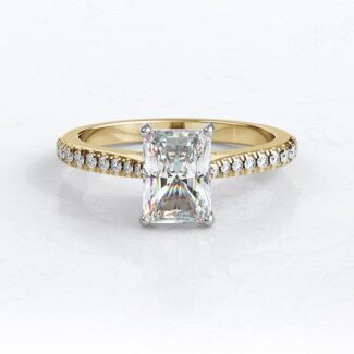pr1061-18k-yellow-gold-radiant-cut-diamond-side-stone-ring-image-1