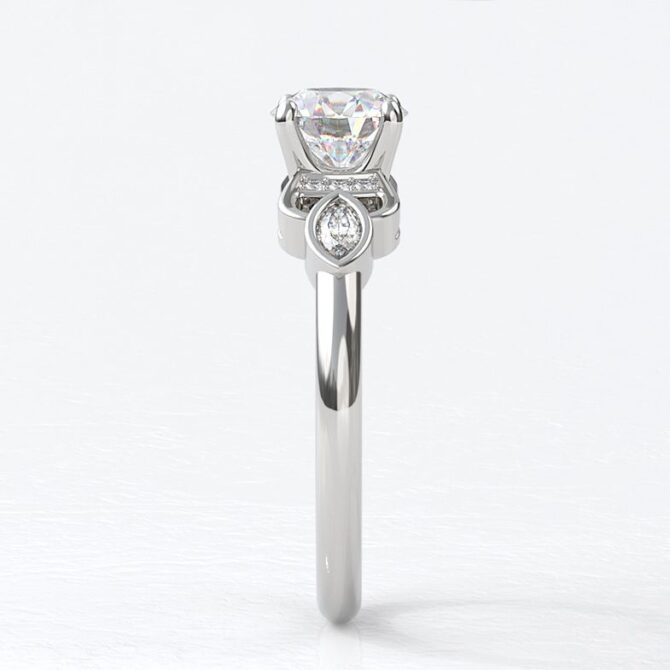 pr1066-18k-white-gold-antique-style-side-stone-diamond-ring-image-2