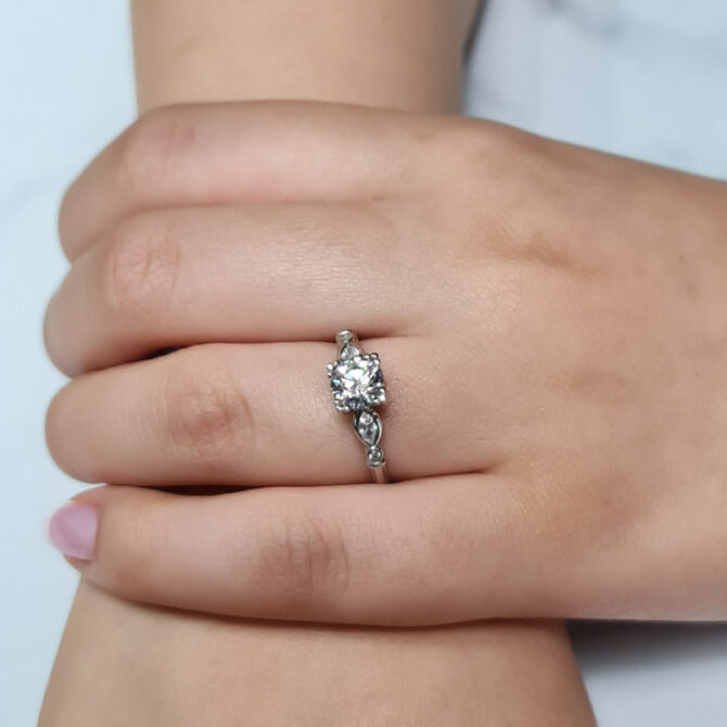 vintage style diamond ring Dublin-pr1040-image1