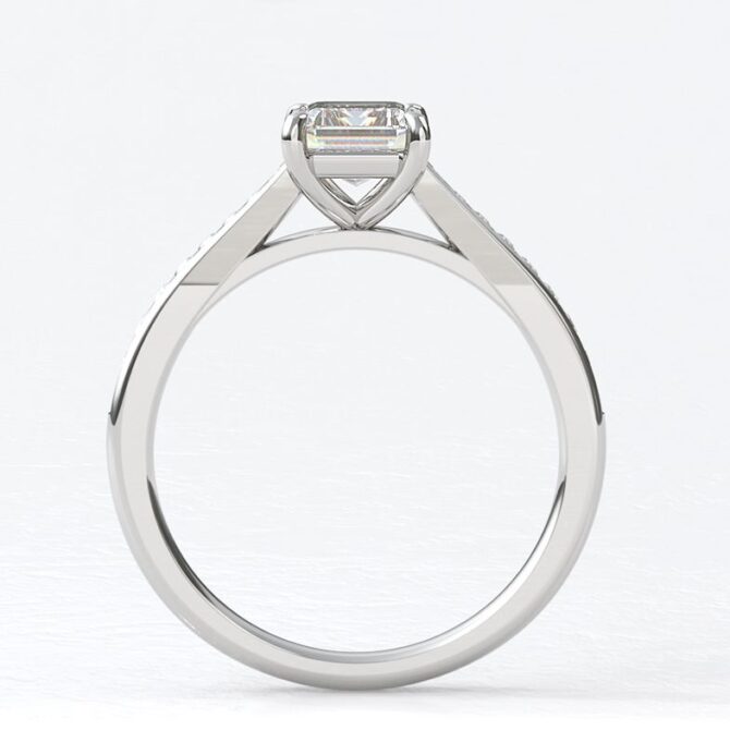 pr1026-18k-white-gold-emerald-cut-diamond-side-stone-ring-image-2