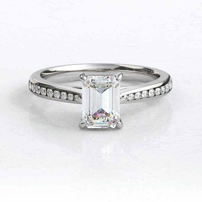 pr1026-18k-white-gold-emerald-cut-diamond-side-stone-ring-image-3