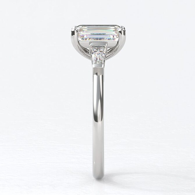 TR1053-18k-white-gold-emerald-and-baguette-cut-diamond-three-stone-ring-image-3