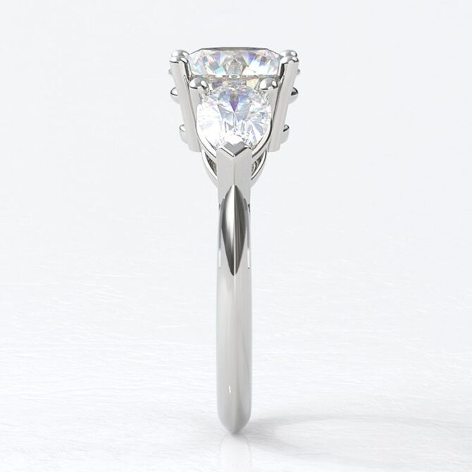 tr1060-18k-white-gold-round-and-pear-cut-diamond-three-stone-engagement-ring-image-1