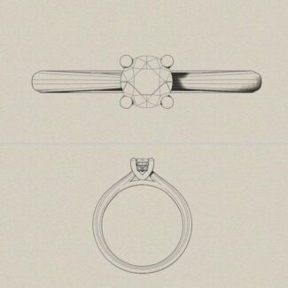 SB2045-bespoke-designed-four-claw-round-cut-diamond-solitaire-ring-image-1