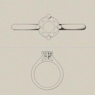 SB2048-bespoke-designed-round-cut-diamond-solitaire-engagement-ring-image-1