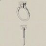 SB2057-bespoke-designed-cushion-cut-diamond-claw-set-side-stone-ring-image-2