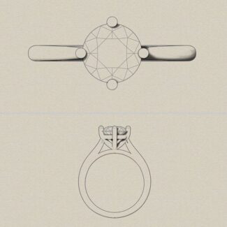 SB2065-bespoke-designed-compass-style-round-cut-diamond-solitaire-ring-image-1