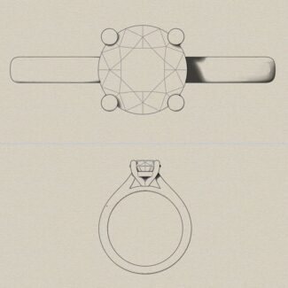 SB2066-bespoke-designed-four-claw-round-cut-diamond-solitaire-ring-image-1