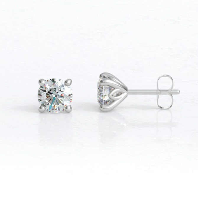 ber220-L-white-gold-1.20ct-lab-grown-round-cut-diamond-tulip-style-stud-earrings-image-1