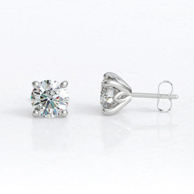 ber223-L-2.60ct-white-gold-lab-grown-round-cut-diamond-tulip-style-stud-earrings-image-2