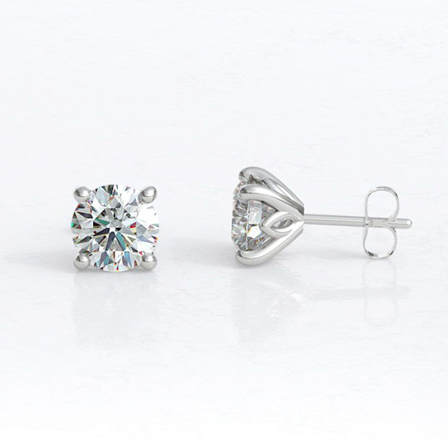Tulip Lab Stud Grown Diamond Earrings BER223-L, Ireland