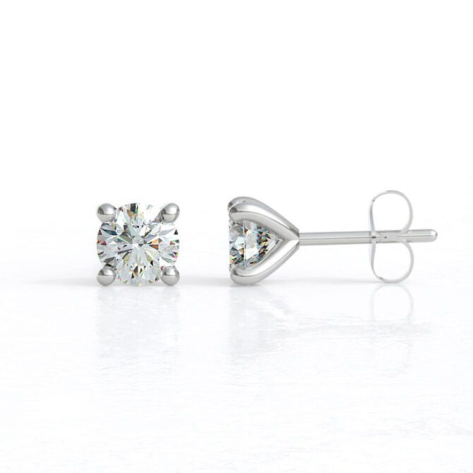 ber225-N-0.80ct-white-gold-no-rail-style-round-cut-natural-diamond-stud-earrings-image-1