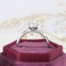 1.56ct Oval Cut Solitaire Diamond Ring sr1016-1.56-side view