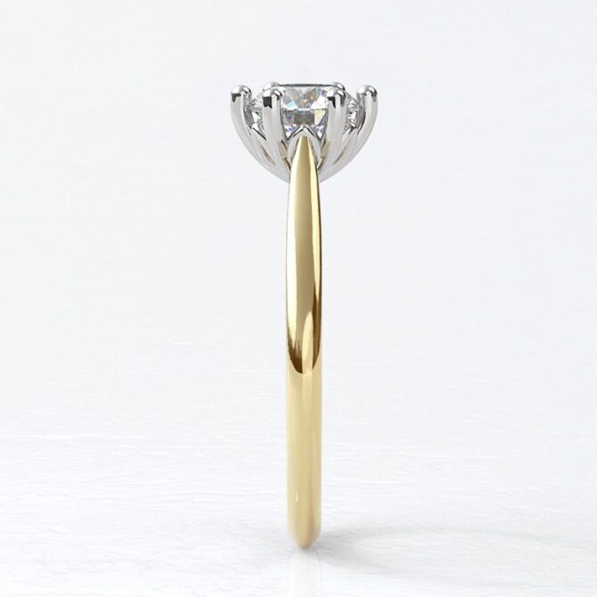 SR1025-1.00ct-yellow-gold-six-claw-round-cut-tulip-style-solitaire-ring-image-3