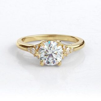 pr1065-1.15ct-18k-yellow-gold-round-cut-side-stone-diamond-ring-image-1