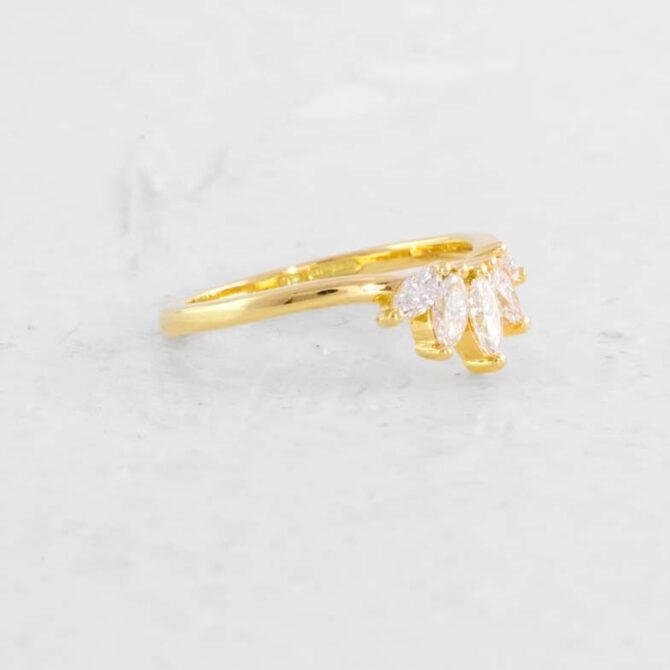 wr5055-0.45ct-yellow-gold-marquise-cut-diamond-wedding-ring-image-2