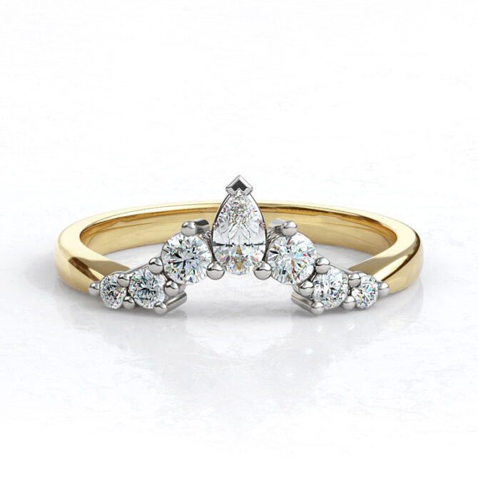sb3355-0.50ct-18k-yellow-gold-pear-cut-ladies-diamond-wedding-ring-image-1