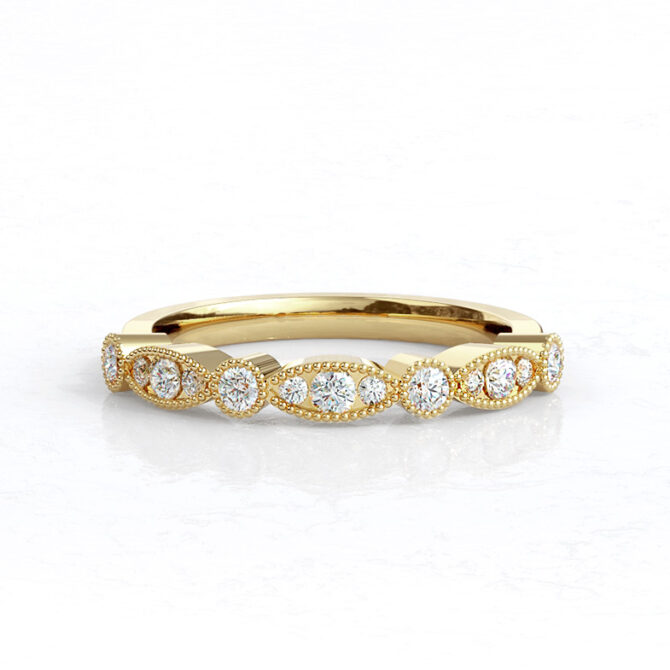 sb3367-0.25ct-bezel-set-18k-yellow-gold-ladies-wedding-ring-image-1