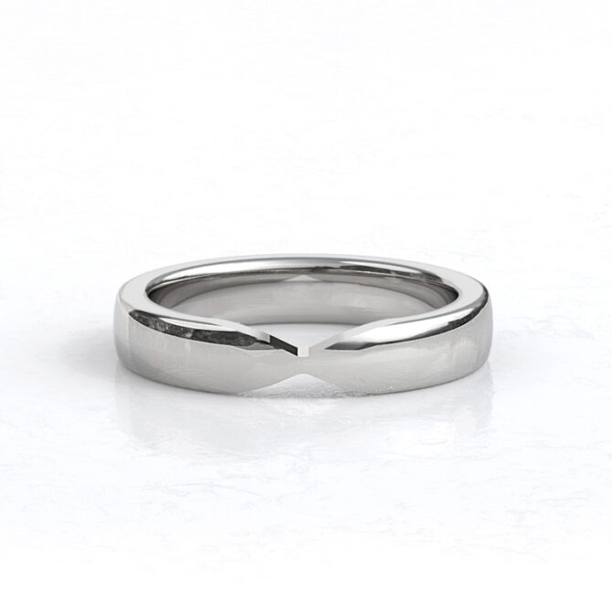 sb4132-18k-white-gold-pinched-style-ladies-wedding-ring-image-2