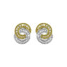 BER044-18k-yellow-and-white-gold-diamond-stud-earrings-image-1