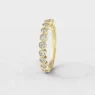 Besel set ladies diamond set wedding ring in yellow gold sb2702