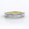 sb2177 0.80ct 18k yellow gold baguette cut diamond ring image-3