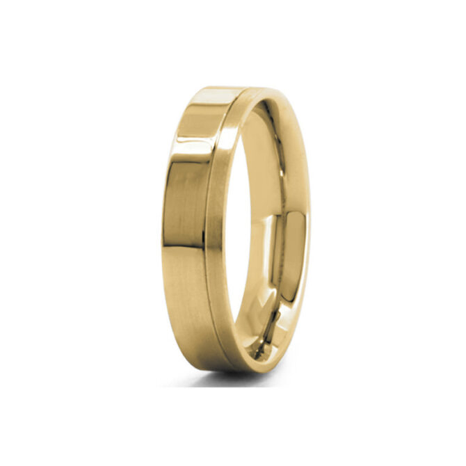 Brushed-Wedding-Band-GWR2029-785x785 yellow gold gold