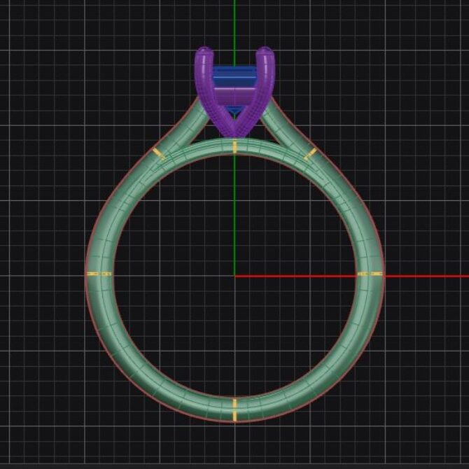 Custom made emerald solitaire engagement ring - SB4966 image 03