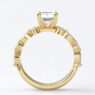 Custom made ladies diamond set wedding ring - SB4672 v4 image 01