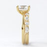 Custom made ladies diamond set wedding ring - SB4672 v4 image 02