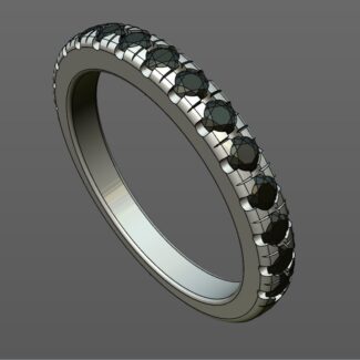 Custom made ladies diamond set wedding ring (for SB3530) - SB4645 quick image 02