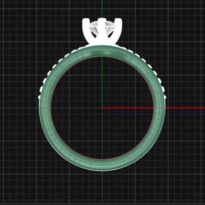 Custom made ladies plain curved wedding ring - SB4656 quick image 03