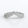 Custom made ladies v-shaped diamond set wedding ring - sb4653 v3 image 03