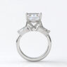 Custom made ladies v-shaped marquise diamond set wedding ring - sb4630 image 02