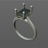 Custom made solitaire engagement ring - SB5086 image 1