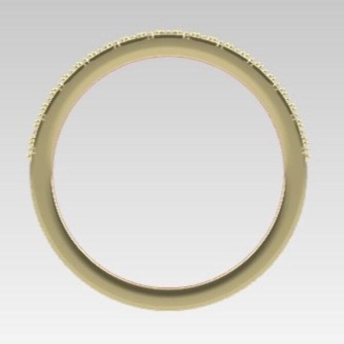 Custom made triangle patterned diamond eternity ring - sb4602 quick image 03