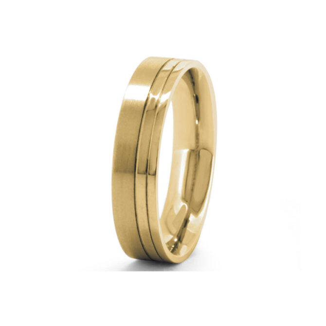 GWR2033-Brushed-Gents-Wedding-Band-785x785 yellow gold