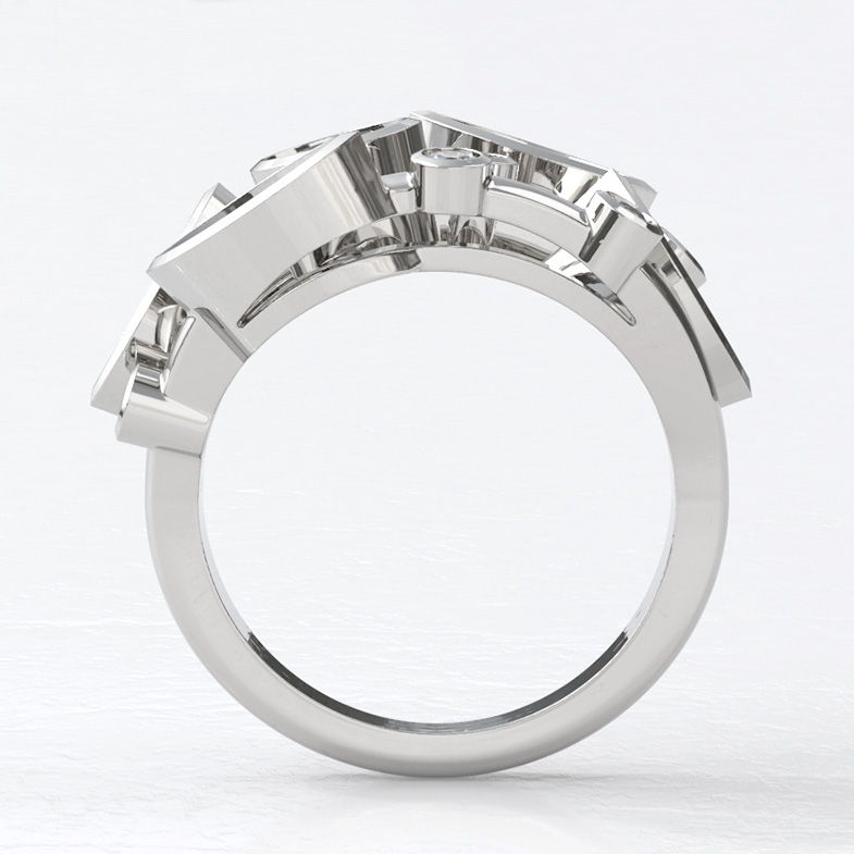 Style Bot Ring Bespoke Designed Boodles Style Ring SB3527