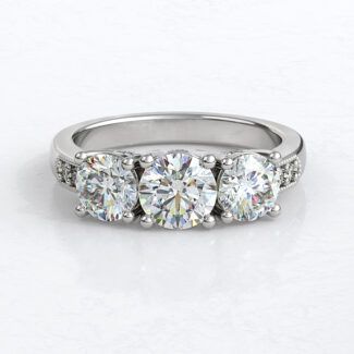 Custom Made Claw Set Wedding Ring SB3456 image 1