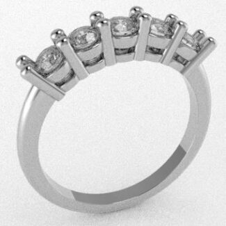 Custom Made Claw Set Wedding Ring SB3953 image 2