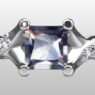 Custom Made Cushion Cut Twisted Side Stone SB3293 image 1
