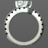 Custom Made Diamond Set Curved Wedding Ring SB3349 image 3