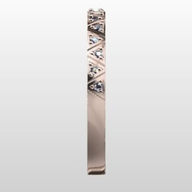 Custom Made Diamond Set Eternity Ring SB3692 image 4